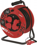 Emos Rubber Extension Reel 4 Sockets 25m