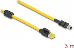 DELOCK Kabel RJ45 Stecker Cat.6 zu Mini I/O8 Pin D-Form Typ2
