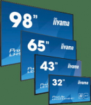 IIYAMA iiyam ProLite LH5564UHS-B1AG, 139cm (55"), 4K, USB, USB-C, RS232, Ethernet, Wi-Fi, Android, kit (RS232), black - TFT screen, 16:9, screen size: 139 cm (55"), resolution: 3840x2160 pixels, VESA mount (400x400 mm), speaker, response time: 6.5ms, ...