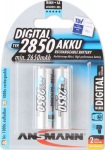 1x2 Ansmann NiMH rech. battery 2850 Mignon AA 2650 mAh DIGITAL
