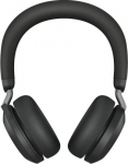 Jabra Evolve2 75 UC Link 380c Wireless Headset, Bluetooth, USB-C, Charging Stand, Black