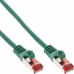 InLine Patchcord S/FTP, PiMF, Cat.6, 250MHz, Halogen free, zielony, 1m (76911G)