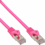 InLine Patchcord SF/UTP, Cat.5e, pink 0.25m (72522M)