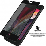 PanzerGlass Black & Case Friendly Privacy - Screen Protector for Handy - Glas - mit Sichtschutzfilter - Schwarz - f&uuml;r Apple iPhone 6, 6s, 7, 8, SE (2. Generation)