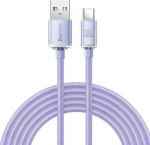 Cable USB Baseus USB-A - USB-C 2 m Violet (baseus_20220224125845)