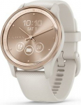 Garmin v&iacute;vomove Trend - 40 mm - Ivory - Smart watch with Band - Silicone - Wrist size: 125-190 mm - monochrome - Bluetooth, ANT+ - 28.3 g (010-02665-01)