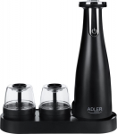 Adler | Electric Salt and pepper grinder | AD 4449b | Housing material ABS plastic | 7 W | Lithium | Matte Black