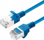 MicroConnect CAT6A U-FTP Slim, LSZH, 7.5m, Network Cable, Blue