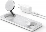 Anker Innovations MagGo Magnetic Wireless Charger 15W 3-in-1 Pad White