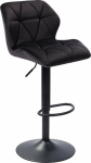 Leobert PROT stool - black velvet / black base