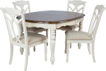 Dining table LILY 137/182x106.5xH76cm, oak