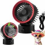 Fan / powered desk fan z USB A LLD-F87U czarny