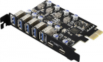 Renkforce RF-6613198 5+2 Port USB 3.2 Gen 1 controller card USB-A (USB 3.0), USB-C&reg; (USB 3.2 Gen 1) PCIe x1 (RF-6613198) - PCI - USB 3.0