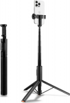 SPIGEN S541W BLUETOOTH SELFIE STICK TRIPOD BLACK