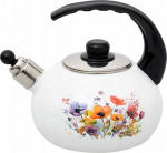 Extralink NON-ELECTRIC KETTLE OD 2393 POPPY ENAMEL 2.2 L