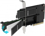 IcyDock Adapter 2x M.2 NVMe to PCIe 4.0 x8 card bifurcation