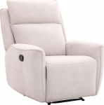 Recliner armchair MAREN with manual mechanism, beige