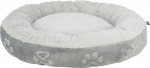 Trixie Jimmy Soft, den, For a dog/Cat, plush/flannel, Round, jasnoszare, 50 cm