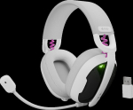 Fury Fukiya F6 White - Headphones | Wireless | moving microphone | White | volume control | Backlight
