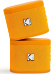 Kodak SoundBrix - Lautsprecher - tragbar - wirelessly - Bluetooth - 5 Watt - overload Orange (pack of 2)