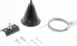 GTV Single-phase suspension kit, black XLT-1FAC79-10