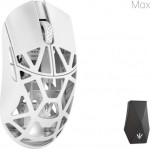 WLMOUSE Beast X Max Solid Sides Gaming Maus, Omron Optical Switches - wei&szlig;