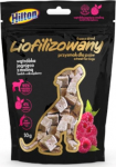 HILTON Freeze-dried treats with lamb liver and raspberries - dog treat - 50g