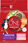 PUI PURINA One Adult Medium/Maxi Sensitive Rich in salmon with rice - dry dog food - 2.5kg