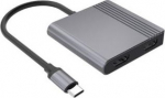 I/O ADAPTER USB-C TO HDMI/USB3/3IN1 A-CM-COMBO3-04 GEMBIRD