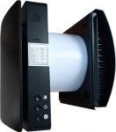 Hismart Recuperator for thin Wall, Single-Room upto 46m2, with Humidity Sensor, Wi-Fi, Tuya, black