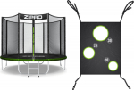 Garden trampoline Zipro Jump Pro with external mesh 8FT 252cm + Accuracy Mat