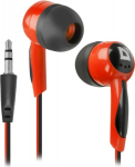 KIN Earphones BASIC 604 wired Black and red