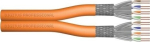 DIGITUS CAT 7 S/FTP Verlegekabel Duplex, B2ca-s1a 500 m (Speditionsversand)