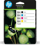 HP INK CARTRIDGE NO 364 B/C/M/Y, COMBO 4-PACK