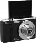 Xrec Digital Camera Digital Camera Xrec C89 64mp 4k 10x Zoom Optical Swivel Screen Lcd 3.2'' / C89 / Czarny