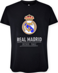 Project Rogers Real Madrid CF Official T-Shirt &ndash; Black 'Since 1902' Crest Print &ndash; Size M (RM1CE90)