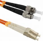 Qoltec Optic Patchcord LC/UPC - ST/UPC MM 50/125 OM2 1m (54071)