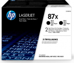 HP TONER CARTRIDGE 87X BLACK, DUAL PACK