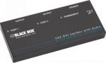 BLACK BOX DVI-D SPLITTER WITH AUDIO AND HDCP 1X2