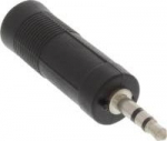 InLine&reg; Audio Adapter, 3.5mm Klinke Stecker Stereo an 6.3mm jack Stereo (99303)