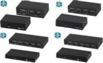 ShiverPeaks 2 x HDMI Switch - HDMI - HDMI - 1 x HDMI 1.4 - 4096 x 2160 Pixel - Schwarz - Metall