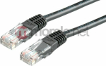 Value Utp Patch Cord Cat.6, Black 2, M