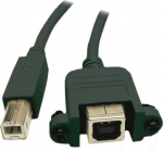 Alcasa Good Connections USB2.0 Verl&auml;ngerung A-Einbaub. B 0.5m