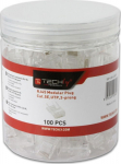 Techly 028900 Modular plug RJ45 Cat5e UTP for wire, 100 sztuk - Techly 028900 Modular plug RJ45 Cat5e UTP for wire, 100 sztuk