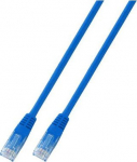 EFB Elektronik EFB RJ45 Patchkabel U/UTP, Cat.6, PVC, CCA, 2m, blue