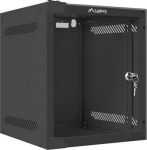 Lanberg Hanging cabinet 10 cali 6U 280x310mm czarna