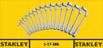 Stanley Tool Set Set 16 pcs of socket wrenches 6/12 pierced mat STANLEY - 1-17-386 - 1-17-386