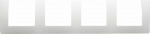 Legrand Niloe quadruple white frame 665004