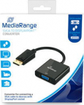 MediaRange VGA Buchse/DP Stecker 15cm schwarz