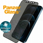 Kaitseklaas Apple iPhone 12 Pro Max, &uuml;mbrises&otilde;bralik, musta &auml;&auml;rega, privaatsusfiltriga, PanzerGlass